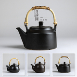 煮茶壶电陶炉炭炉煤气灶可煮 陶瓷烧水壶陶壶茶道茶器功夫茶具