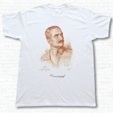 奥匈帝国一战陆军军人画像纯棉短袖军迷T恤数码打印T恤0539