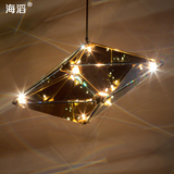 海滔玻璃吊灯简约创意艺术个性单头餐厅北欧现代服装店客厅咖啡厅