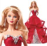 新款正品芭比娃娃珍藏版2015假日芭比holiday barbie现货CHR76