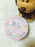 日本代购 ECONECO绘子猫控油童趣梦幻马戏团定妆遮瑕粉饼 2色10g