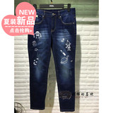 【专柜正品】gxg男装2016夏装新款蓝色休闲牛仔裤62605202