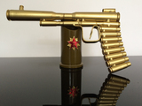热卖弹壳工艺品手枪模型玩具收藏摆设礼品DIY军旅退伍纪念包邮
