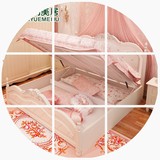 韩式公主床欧式床女孩田园床儿童床实木卧室家具1.5 1.8米双人床