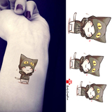 宝宝兔卡通猫咪纹身贴男女防水持久个性可爱遮疤痕手臂刺青贴纸