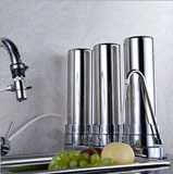 三筒台式不锈钢水龙头净水器家用直饮厨房家用净水器过滤器自来水
