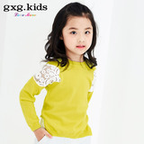 gxg kids童装女童春秋新款毛衣韩版儿童套头毛衣毛衫外套B5120374