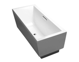 科勒Kohler艾芙长方形独立式浴缸含排水K-18343T-0正品特价促销
