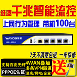 WAYOS维盟IBR-690G全千兆智能QOS网吧企业级路由器上网行为管理
