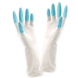 夏季短款家务手套 pvc清洁手套洗碗洗衣服薄款手套 买3送1