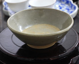 包老保真明代龙泉窑古玩瓷器压手杯茶盏小碗全品釉水漂亮古董茶道