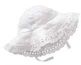 现货 美国代购正品GAP旗下Old Navy 女童白色镂空蕾丝边太阳帽