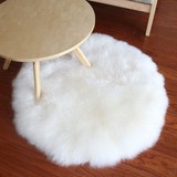 羊毛地毯床边加厚圆形地毯地垫摇椅地垫圆毯电脑椅毯瑜伽垫可定做