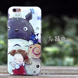 宫崎骏龙猫硅胶套 6s手机壳4.7 6plus外壳5.5 iphone6保护壳卡通