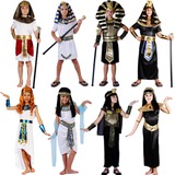 万圣节服装 cos儿童埃及法老服装成人公主古希腊艳后国王子衣服