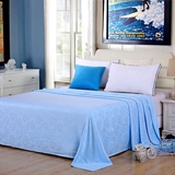 纯天然竹纤维毛巾被单人双人床单 夏季儿童盖毯线毯午睡毯空调毯