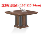 北京正方形会议桌 方型洽谈会议桌 实木贴面会议桌 北京办公家具