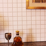 小马哥马赛克瓷砖宜家简约风卫生间陶瓷浴室阳台欧式厨房白色墙砖