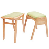 宜家家用家具整装卯榫实木沙发凳现代简约矮凳橡木加固换鞋凳板凳