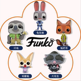 正版官方授权FUNKO POP迪士尼 疯狂动物城兔朱迪 狐尼克 公仔模型