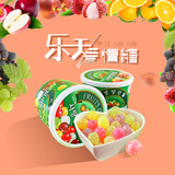 韩国进口零食品乐天七彩糖水果硬糖爱情糖情人节糖果187gx3盒