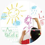 PET软白板 儿童涂鸦教学培训办公白板纸贴 环保擦写无痕墙贴 投影