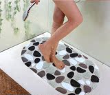 浴室防滑垫 淋浴卫生间大吸盘加厚PVC塑料脚垫 儿童卡通洗澡地垫