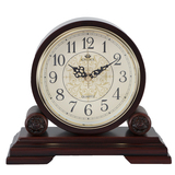 客厅欧式座钟实木钟表 仿古台钟时钟 创意摆钟石英坐钟艺术摆件