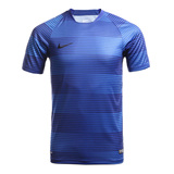 正品耐克2016夏季新款男子运动足球透气速干上衣T恤短袖 725917