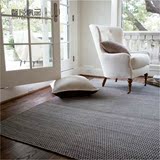 印度进口手工编织羊毛地毯 现代简约宜家茶几客厅卧室沙发地毯