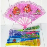 男女孩儿童韩国卡通动漫可爱扇子 折叠扇 5折小朋友扇子批发包邮