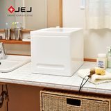 日本进口JEJ收纳柜组合柜整理柜滑门收纳箱叠加储物盒塑料存放箱