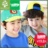 韩国kk树儿童帽子春天1-2-4-8岁防晒帽宝宝帽子遮阳帽男童棒球帽