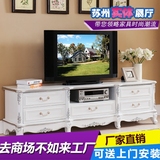 欧式电视柜实木雕花新古典电视柜现代简约白色黑色电视柜客厅家具