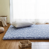1.5m床双人1.8垫被地铺睡垫折叠床褥日式透气竹炭加厚榻榻米床垫