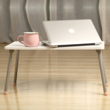 开业特价 床上笔记本电脑桌 懒人书桌 简易方形折叠桌 床上小书桌