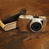 cam-in Leica徕卡 X1 X2数码相机牛皮真皮保护皮套 半套 M41