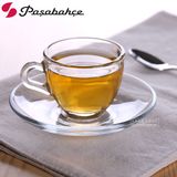 进口帕莎PASABAHCE 无铅玻璃咖啡杯卡布奇诺 大小号耐热饮茶杯