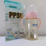 宝贝宝洁PPSU奶瓶带手柄自动奶瓶奶瓶带吸管婴儿宽口奶瓶B1822