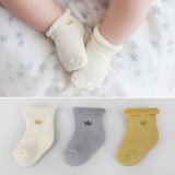 phynier菲尼尔男女宝宝棉袜 冬季保暖婴儿袜子 可爱防滑地板袜子