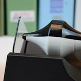 符磁悬浮陀螺仪玩具飞碟稀奇科学教学磁性摆件 礼品创意个性黑白