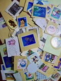 3月新到日本邮票信销 纯纪特剪片70克250枚以上 含动漫卡通包中通