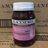 澳洲Blackmores 澳佳宝孕妇哺乳黄金营养素180粒含叶酸/DHA