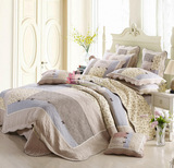 外贸出口美式床品韩国床盖纯棉绗缝被三四件套床罩床单被套夏凉被