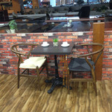 原木 甜品店桌椅 奶茶店桌 西餐厅桌椅 咖啡厅桌椅实木水曲柳餐椅