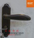 EKF伊可夫青古铜房门锁欧式简欧复古美式田园地中海复古室内锁具