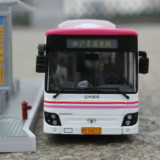 上海大宇万象 公交汽车巴士模型/玩具 沪青盈专线 限量版 1:43