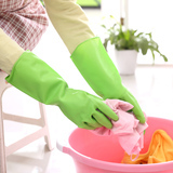 厨房护肤耐用清洁手套橡胶洗碗手套防滑家务手套洗衣刷碗防水手套