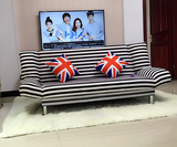 布艺沙发 简约简易 韩式现代小户型 客厅双人三人折叠沙发床宜家