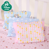 迪士尼婴儿定型枕纯棉宝宝枕头防偏头梭织枕套儿童枕头0-3岁